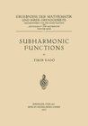 Buchcover Subharmonic Functions
