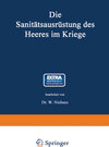 Buchcover Die Sanitätsausrüstung des Heeres im Kriege