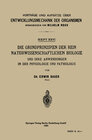 Buchcover Die Grundprinzipien der Rein Naturwissenschaftlichen Biologie und ihre Anwendungen in der Physiologie und Pathologie