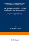 Buchcover Das Archaisch-Primitive Erleben und Denken der Schizophrenen
