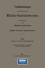 Buchcover Beiträge zur Chirurgie und Kriegschirurgie