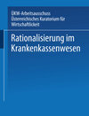 Buchcover Rationalisierung im Krankenkassenwesen