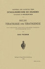 Buchcover Teratologie und Teratogenese