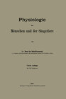 Buchcover Physiologie des Menschen und der Säugetiere