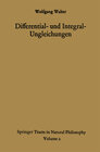 Buchcover Differential- und Integral-Ungleichungen und ihre Anwendung bei Abschätzungs- und Eindeutigkeitsproblemen