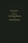 Buchcover Moderne Arbeitsmethoden im Maschinenbau