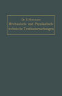 Buchcover Mechanisch- und Physikalisch-technische Textil-Untersuchungen