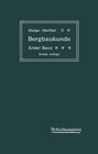 Buchcover Lehrbuch der Bergbaukunde mit besonderer Berücksichtigung des Steinkohlenbergbaues