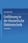 Buchcover Einführung in die theoretische Elektrotechnik