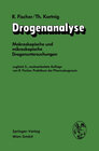 Buchcover Drogenanalyse