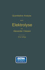 Buchcover Quantitative chemische Analyse durch Elektrolyse