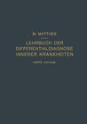 Buchcover Lehrbuch der Differentialdiagnose innerer Krankheiten