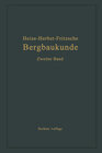 Buchcover Lehrbuch der Bergbaukunde mit besonderer Berücksichtigung des Steinkohlenbergbaues