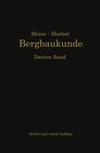 Buchcover Lehrbuch der Bergbaukunde