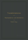 Buchcover Transformatoren für Wechselstrom und Drehstrom