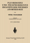 Buchcover Fluorescenz und Phosphorescenz im Lichte der Neueren Atomtheorie