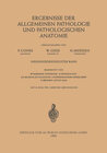 Buchcover Ergebnisse der allgemeinen Pathologie und pathologischen Anatomie