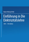 Buchcover Einführung in die Elektrizitätslehre