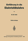 Buchcover Einführung in die Elektrizitätslehre