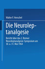 Buchcover Die Neuroleptanalgesie