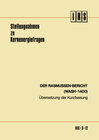 Buchcover Der Rasmussen-Bericht (WASH-1400)