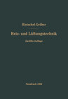 Buchcover H. Rietschels Lehrbuch der Heiz- und Lüftungstechnik