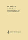 Buchcover Ergebnisse der Mikrobiologie Immunitätsforschung und Experimentellen Therapie