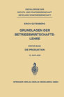 Buchcover Die Produktion