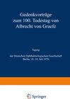Buchcover Albrecht von Graefe
