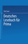 Buchcover Deutsches Lesebuch für Prima
