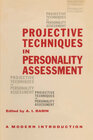 Buchcover Projective Techniques in Personality Assessment