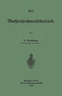 Buchcover Der Buchenhochwaldbetrieb