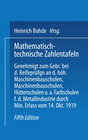 Buchcover Mathematisch-technische Zahlentafeln