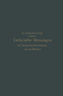 Buchcover Technische Messungen bei Maschinenuntersuchungen und im Betriebe