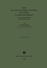 Buchcover Bericht über neuere Untersuchungen und Probleme aus der Theorie der algebraischen Zahlkörper