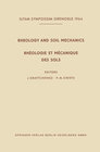 Buchcover Rheology and Soil Mechanics / Rhéologie et Mécanique des Sols