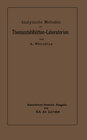 Buchcover Analytische Methoden für Thomasstahlhütten-Laboratorien