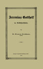 Buchcover Jeremias Gotthelf der Volksschriftsteller
