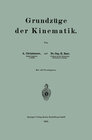 Buchcover Grundzüge der Kinematik