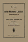 Buchcover Bericht über die Smoke Abatement Exhibition, London, Winter 1881–82