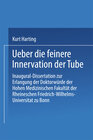 Buchcover Über die feinere Innervation der Tube