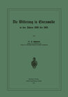 Buchcover Die Witterung in Eberswalde in den Jahren 1898 bis 1902