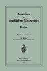 Buchcover Tages-Fragen über forstlichen Unterricht in Preußen