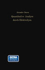 Buchcover Quantitative Analyse durch Elektrolyse