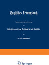 Buchcover Englisches Uebungsbuch