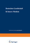 Buchcover Verhandlungen der Deutschen Gesellschaft für Innere Medizin