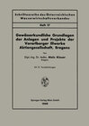 Buchcover Gewässerkundliche Grundlagen der Anlagen und Projekte der Vorarlberger Illwerke Aktiengesellschaft, Bregenz