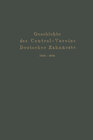 Buchcover Geschichte des Central-Vereins Deutscher Zahnärzte 1859–1909