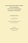 Buchcover Über die postlarvale Entwicklung von Flöhen (Insecta, Siphonaptera) unter besonderer Berücksichtigung der sogenannten „F