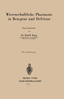 Buchcover Wissenschaftliche Pharmazie in Rezeptur und Defektur